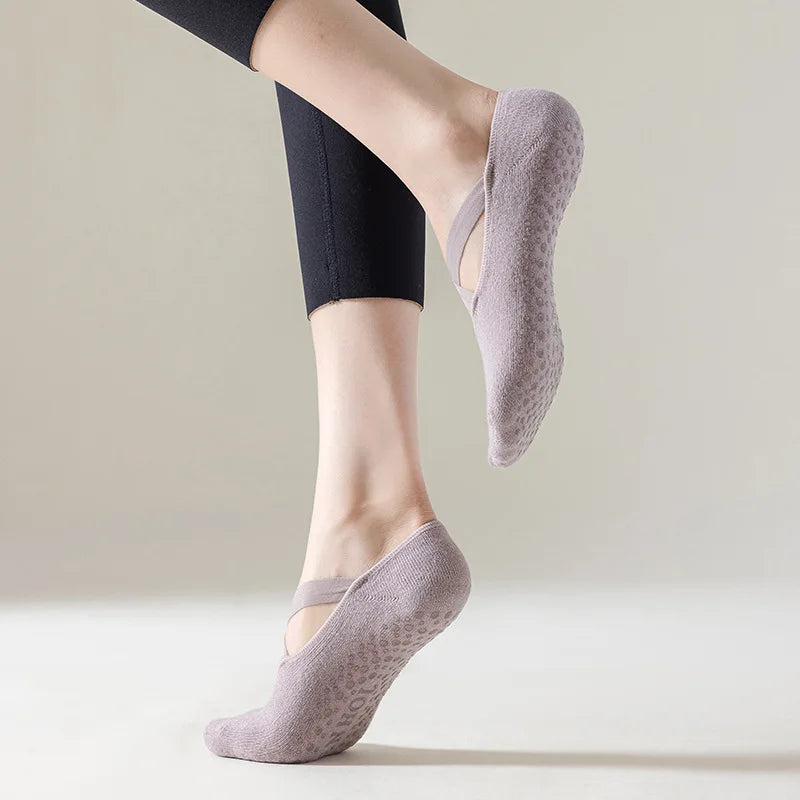 Non-Slip Cotton Yoga Socks