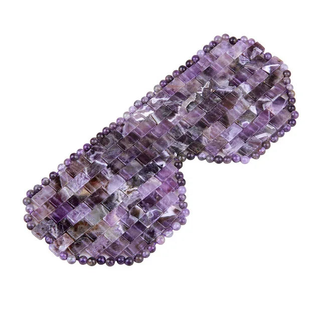Amethyst Jade Roller Sleep Eye Mask