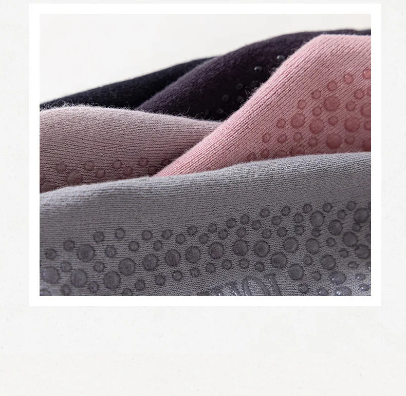 Non-Slip Cotton Yoga Socks