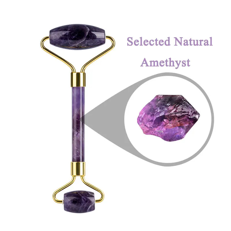 Amethyst Jade Roller Sleep Eye Mask