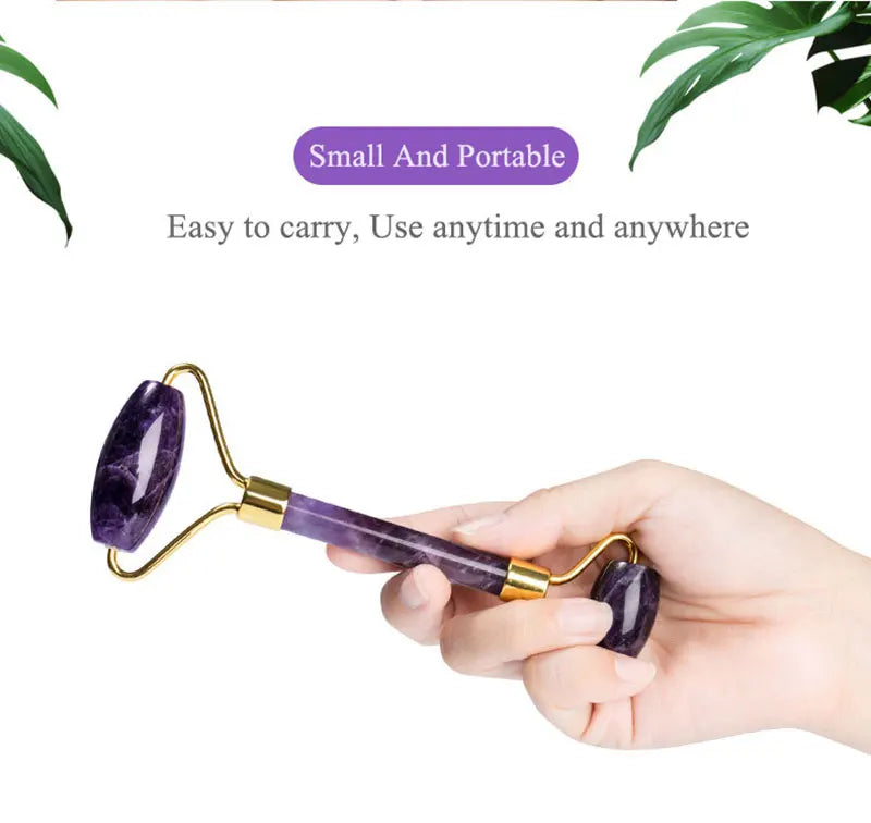 Amethyst Jade Roller Sleep Eye Mask
