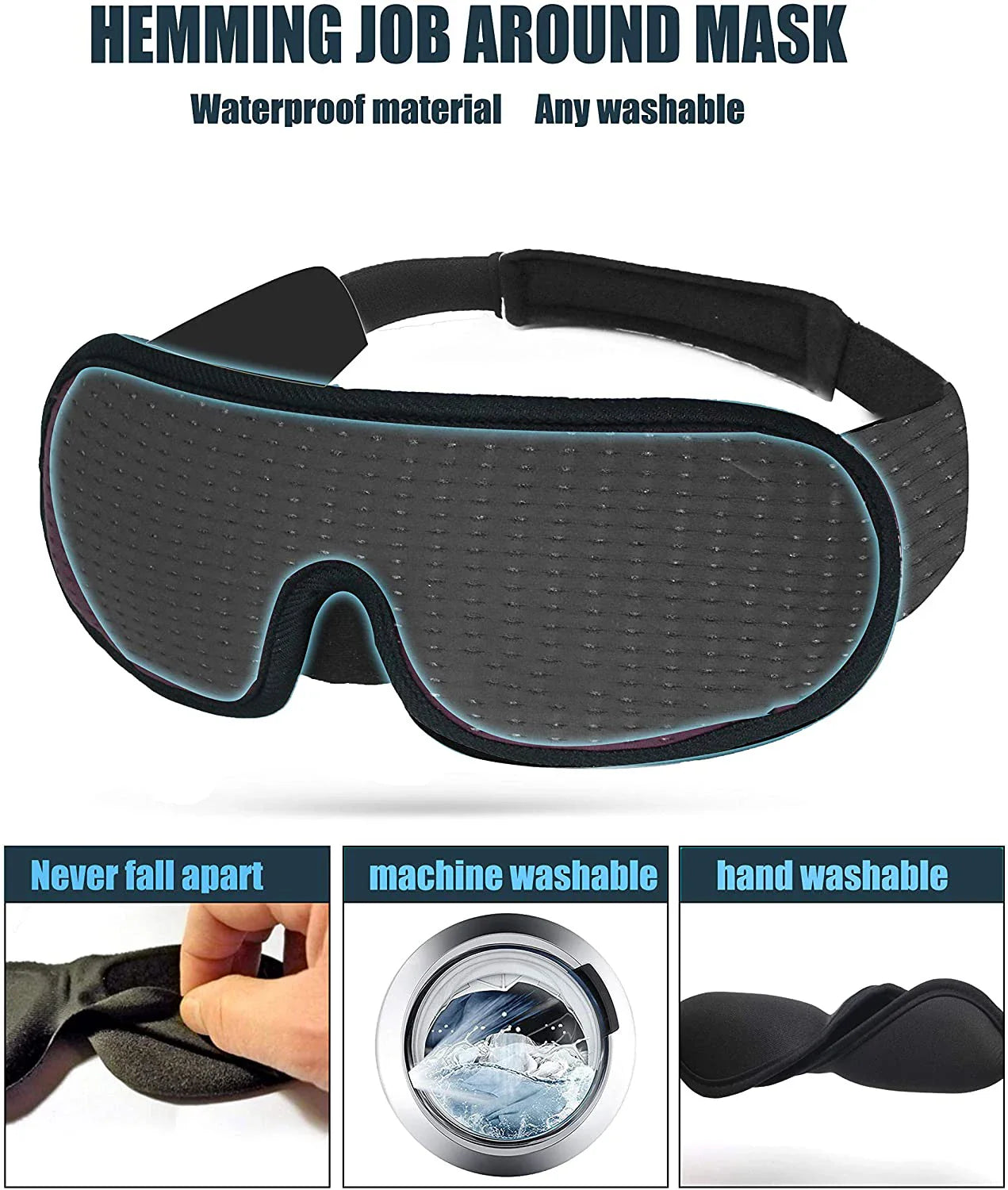 3D Soft Padded Sleep Eye Mask