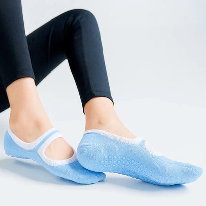 High-Quality Anti-Slip Bandage Yoga Socks