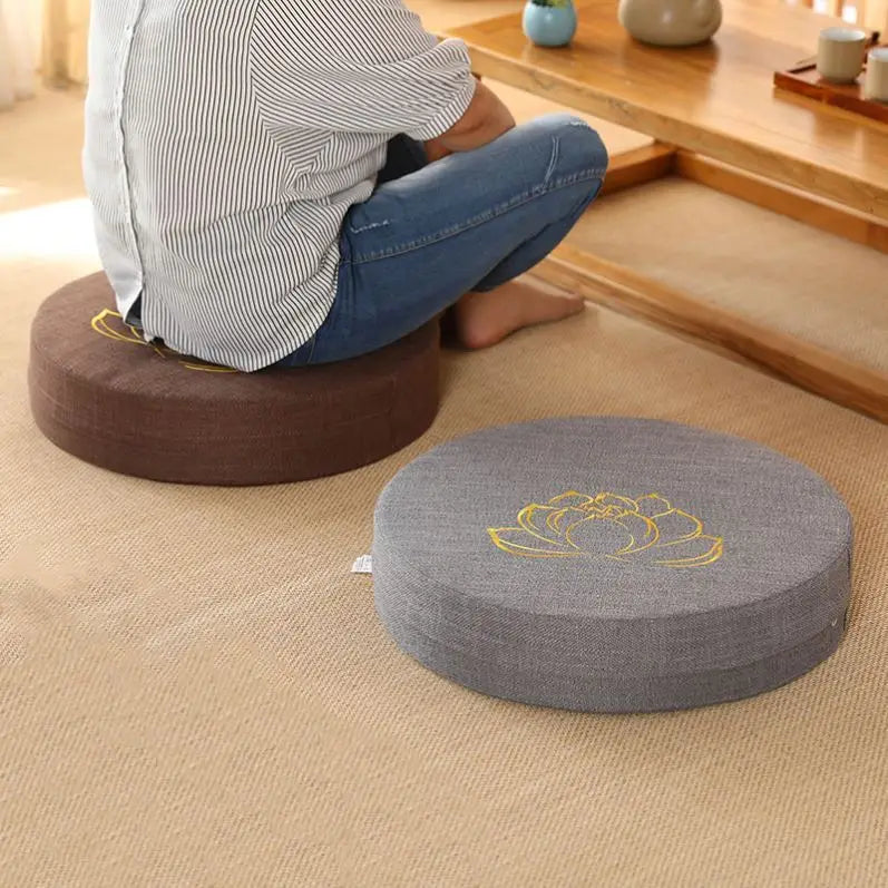Lorena Canals Circle Washable Bohemian Floor Cushion | Rugs Direct