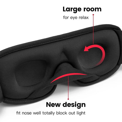 3D Soft Padded Sleep Mask
