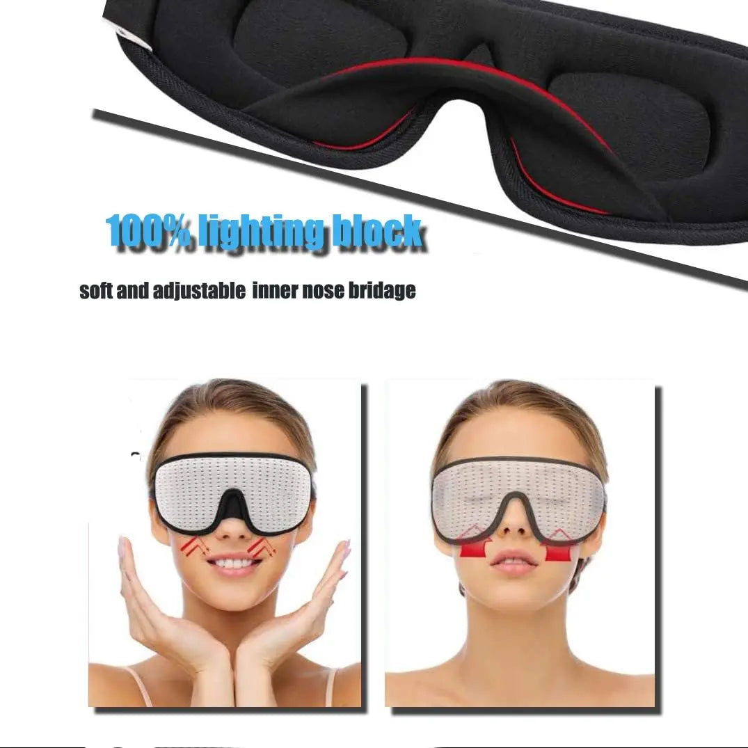 3D Soft Padded Sleep Eye Mask