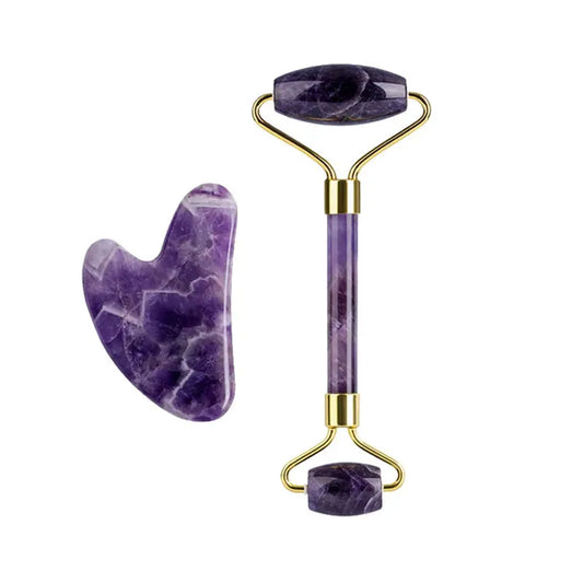 Amethyst Jade Roller Sleep Eye Mask
