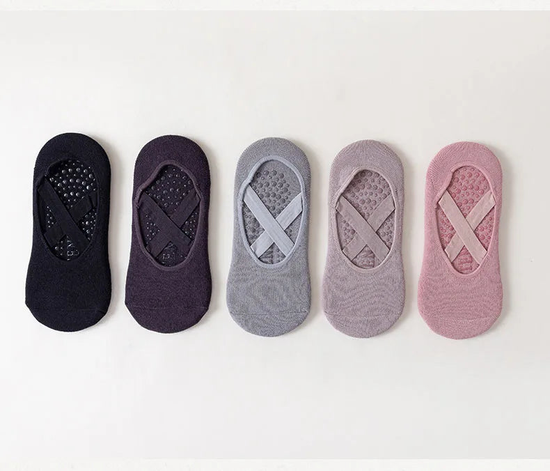 Non-Slip Cotton Yoga Socks