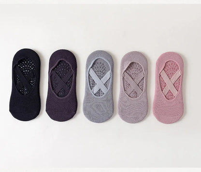 Non-Slip Cotton Yoga Socks