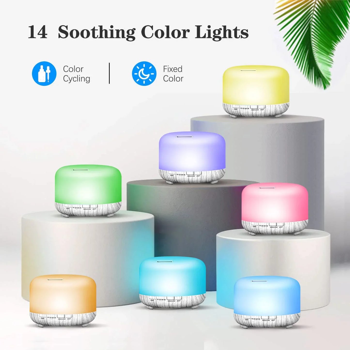 500ML Wood Grain Aroma Diffuser