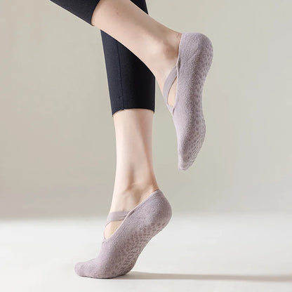 Non-Slip Cotton Yoga Socks