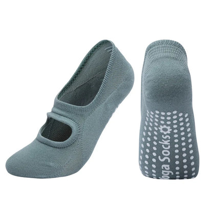 Silicone Anti-Slip Backless Yoga Pilates Socks
