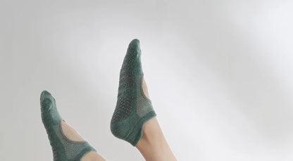 Silicone Non-Slip Low-Ankle Yoga Socks