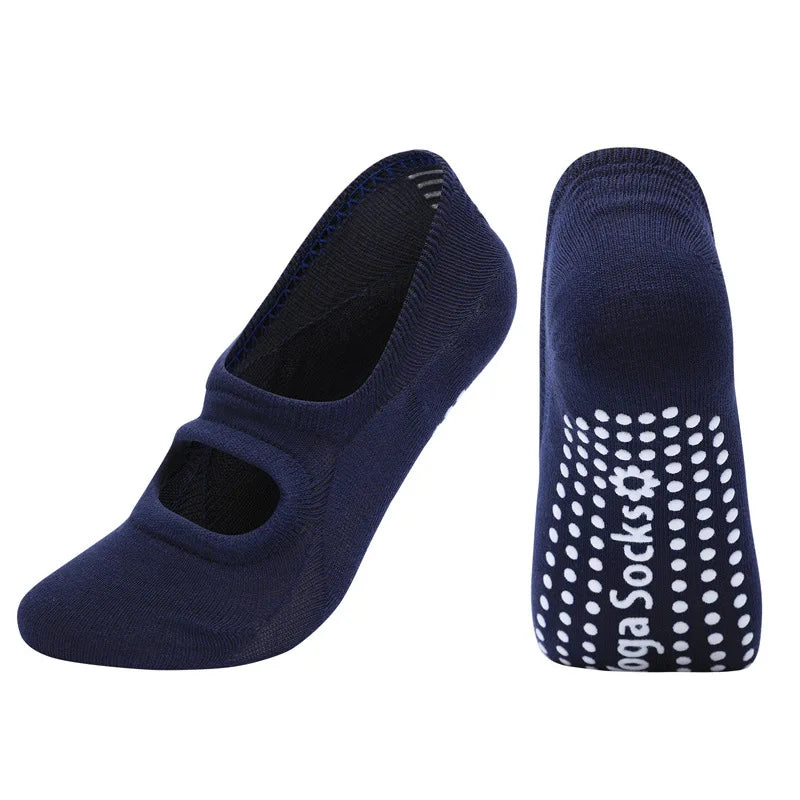 Silicone Anti-Slip Backless Yoga Pilates Socks