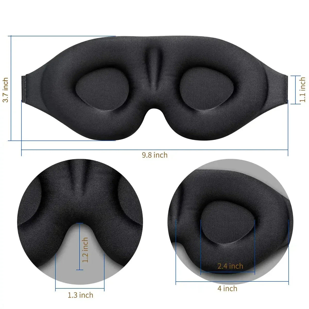 3D Contoured Eye Mask