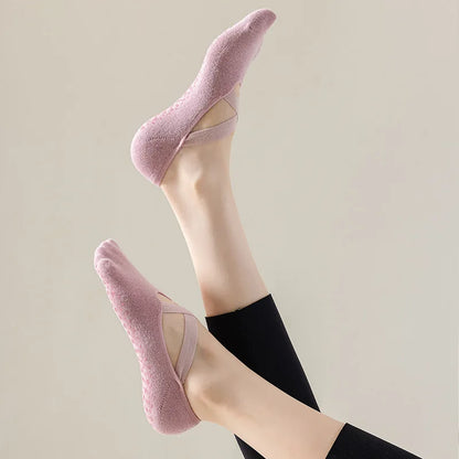 Non-Slip Cotton Yoga Socks