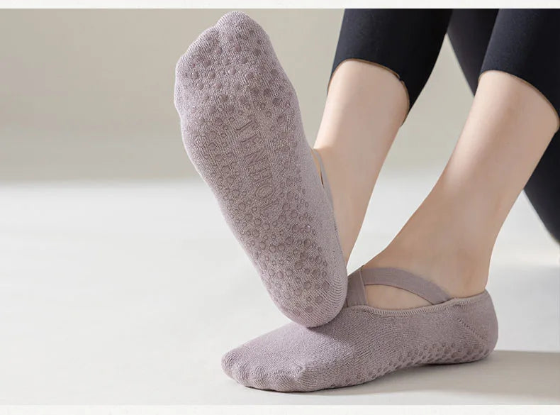 Non-Slip Cotton Yoga Socks