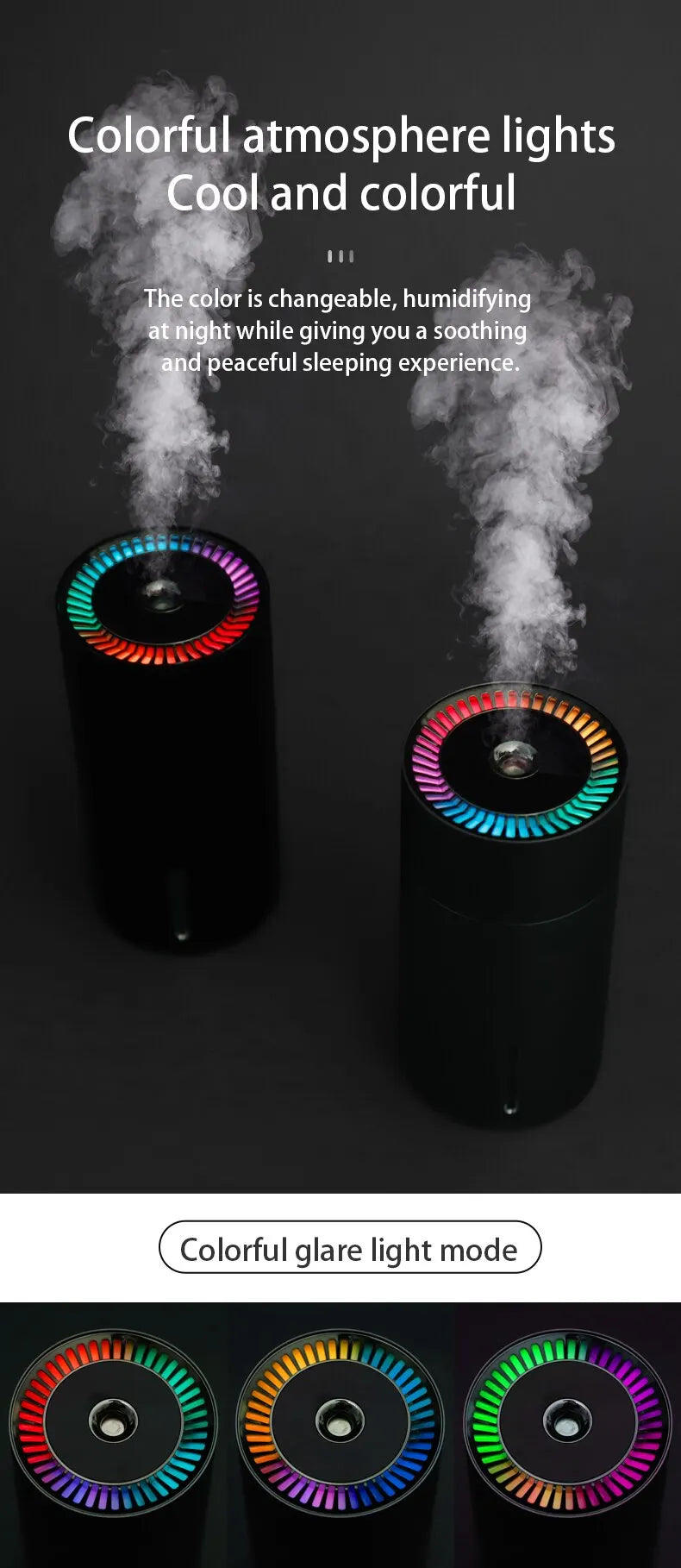 260ml Portable Humidifier and Diffuser