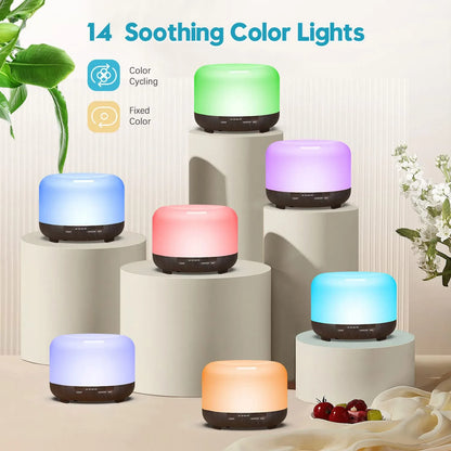 500ML Wood Grain Aroma Diffuser