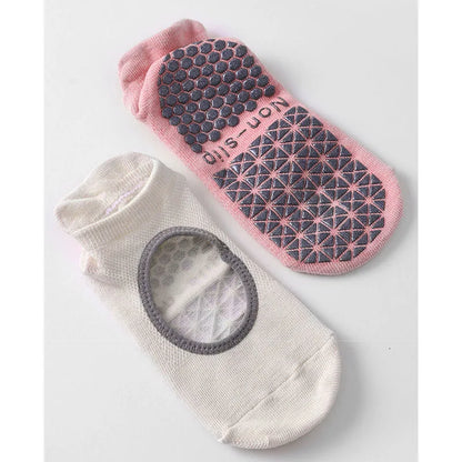 Silicone Non-Slip Low-Ankle Yoga Socks