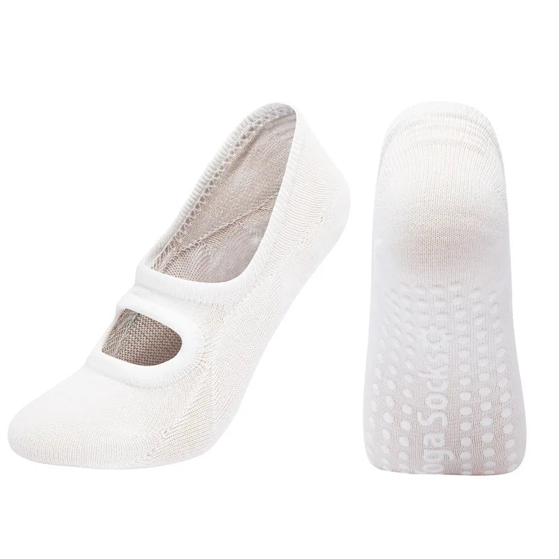 Silicone Anti-Slip Backless Yoga Pilates Socks