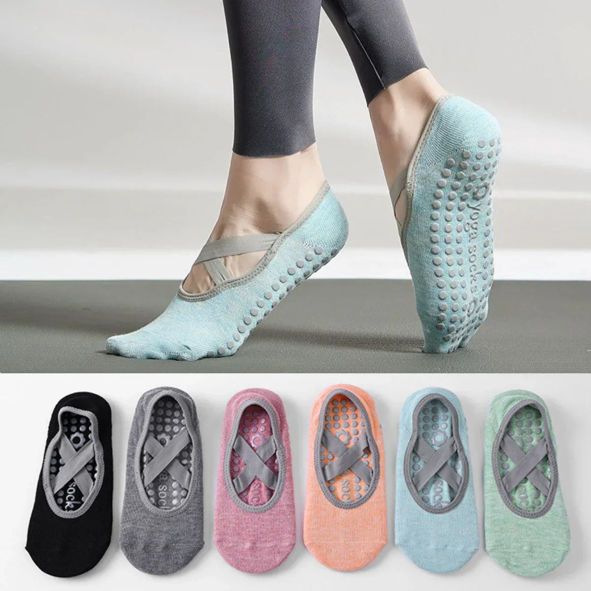 Professional Women Anti-Slip Yoga Socks