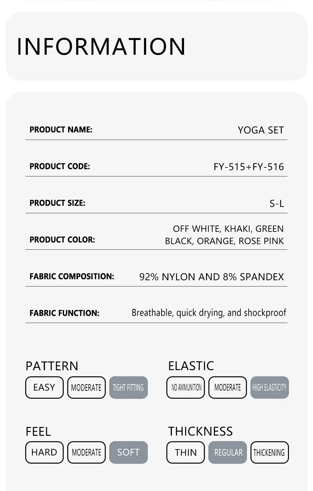 Seamless Yoga Workout Leggings
