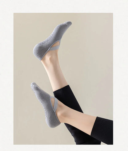 Non-Slip Cotton Yoga Socks