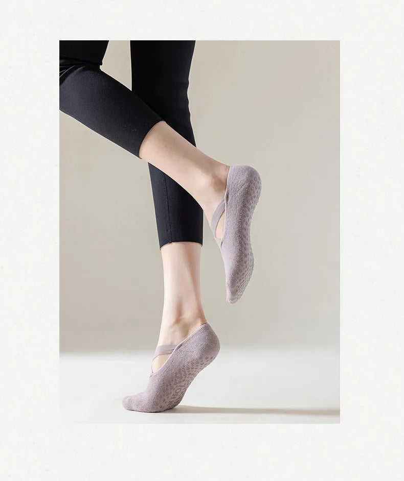 Non-Slip Cotton Yoga Socks