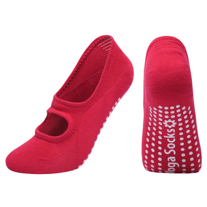 Silicone Anti-Slip Backless Yoga Pilates Socks