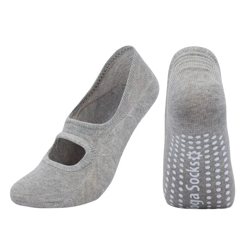 Silicone Anti-Slip Backless Yoga Pilates Socks