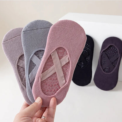 Non-Slip Cotton Yoga Socks