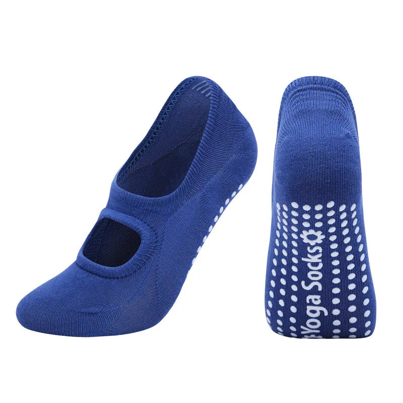 Silicone Anti-Slip Backless Yoga Pilates Socks
