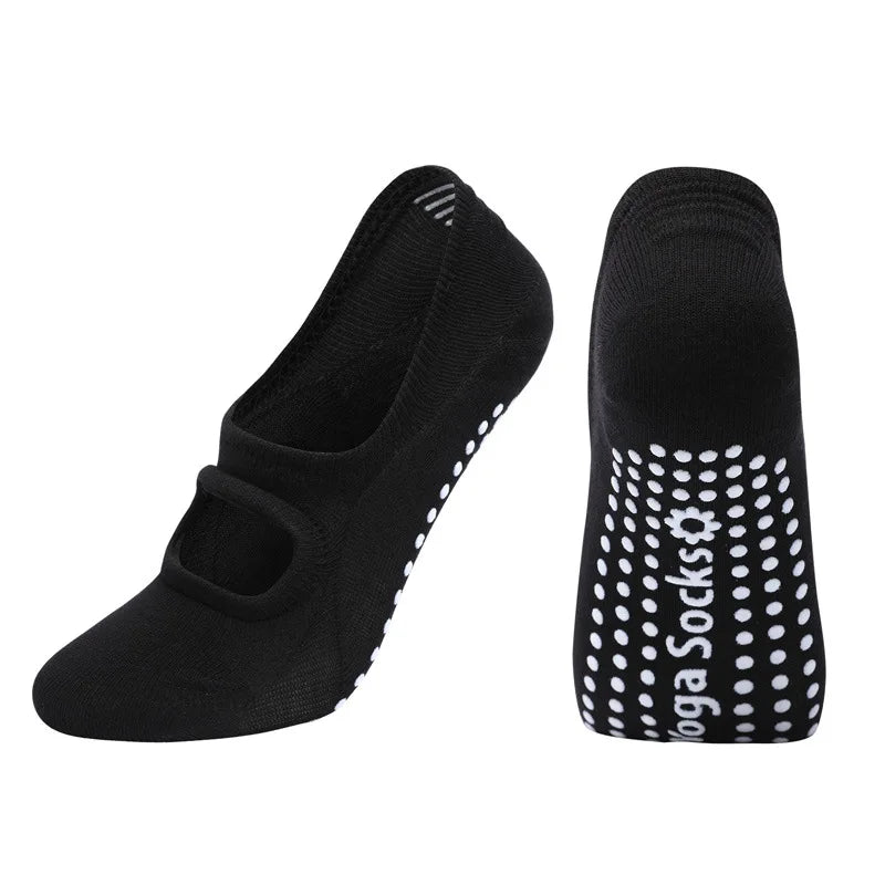 Silicone Anti-Slip Backless Yoga Pilates Socks