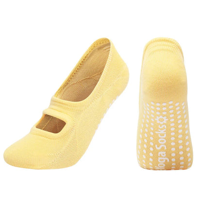 Silicone Anti-Slip Backless Yoga Pilates Socks