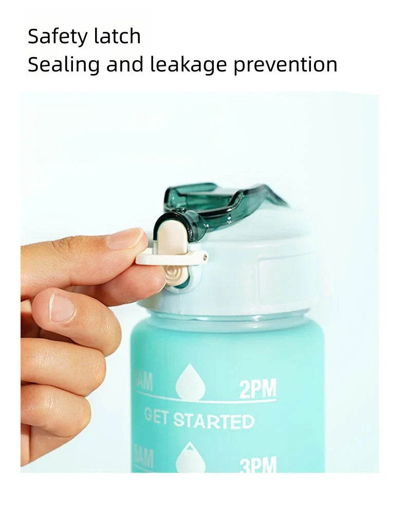 3Pcs Gradient Sports Water Bottle Set