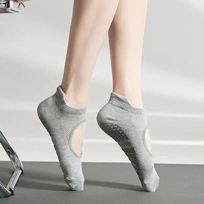 Silicone Non-Slip Low-Ankle Yoga Socks
